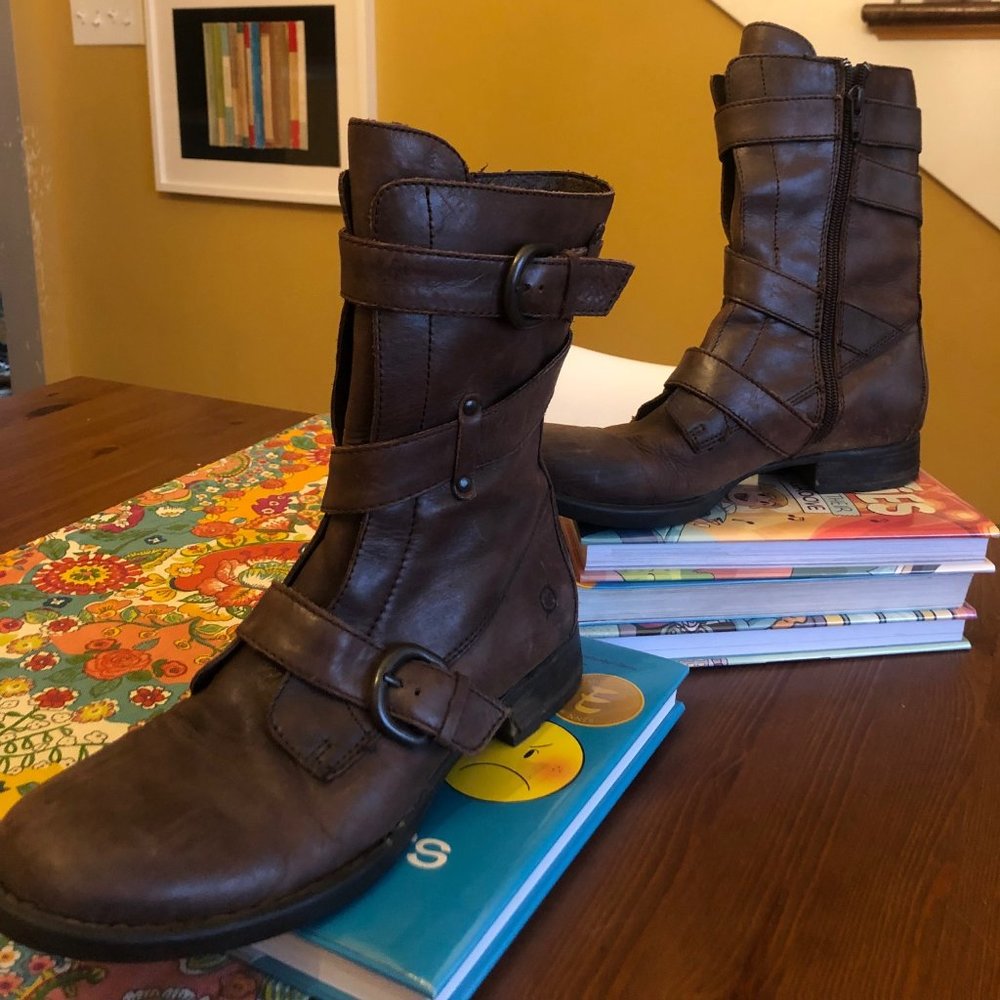Born leather boots